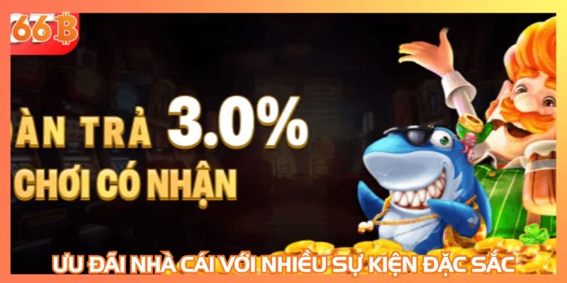 Ưu đãi nhà cái với nhiều sự kiện đặc sắc